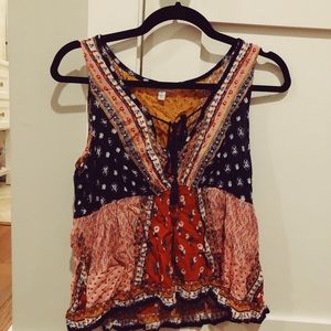 Patrons of Peace patterned tank